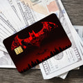 B-Batman Cool Decorative Small Waterproof Chip 4PCS Card Sticker New Anti-Scratch