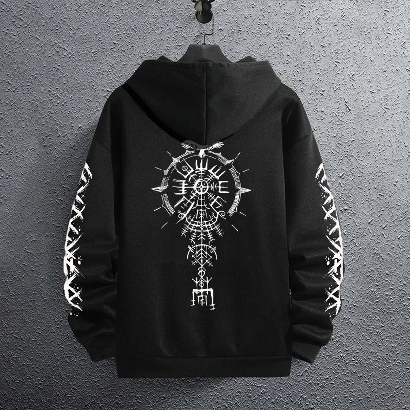 2025 Brand New Black Sweatshirts Autumn Winter Male Daily Casual Sporty Jogging Hoodie Men's Outwear Fashion Pullover
