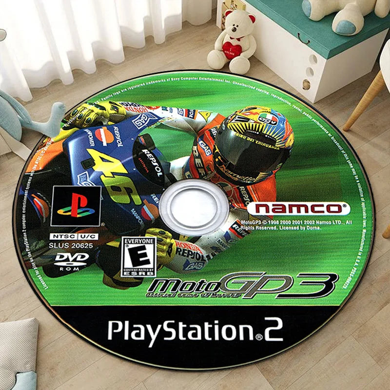 CD living room round rugs  custom rugs  play game mat carpet bedroom children's room  Racing picture and custom carpet