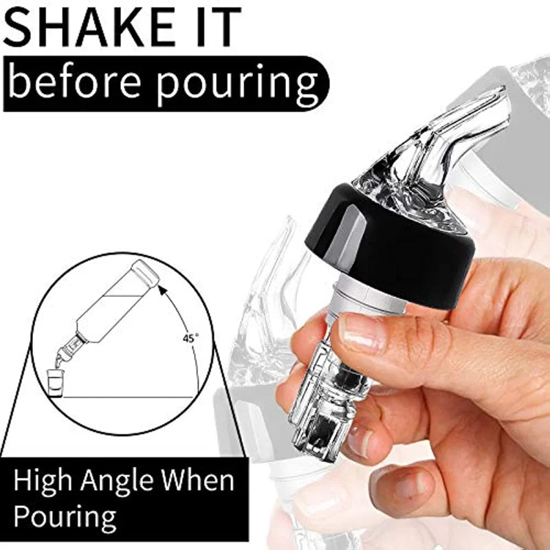 Automatic Measured Bottle Pourer - Pack of 3, 20ml 30ml 40ml  Quick Shot Spirit Measure Pourer Drinks Wine Cocktail Dispenser