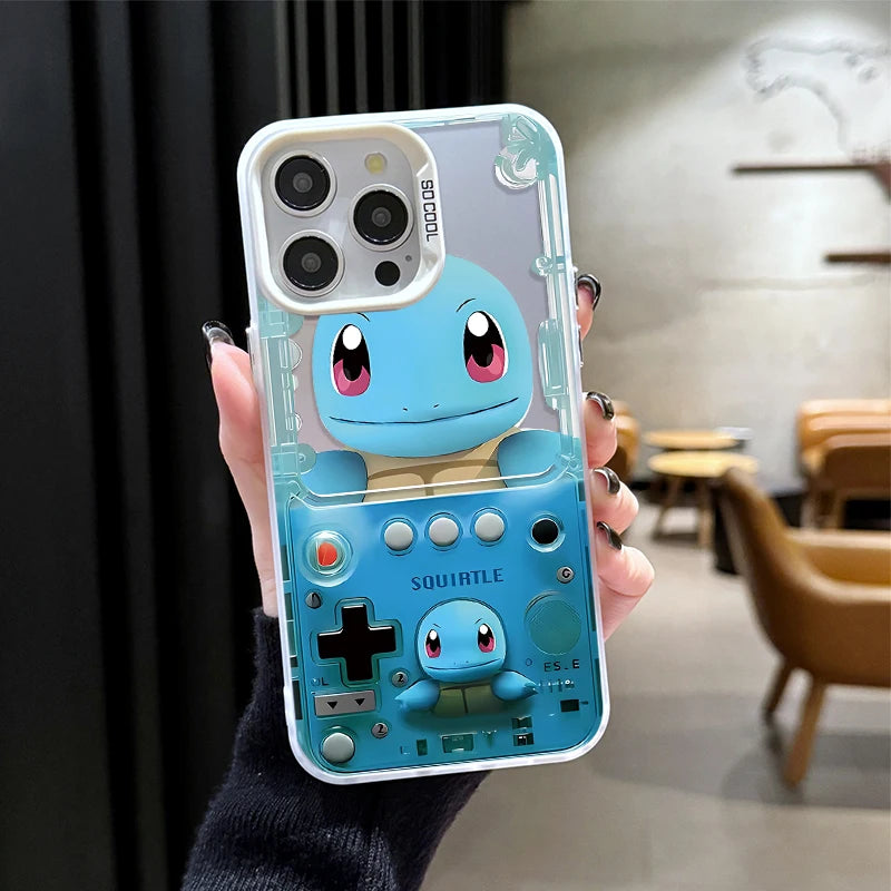 Pikachu P-Pokemon Gengar Hard Phone Case for iPhone 17 Air 16 15 11 12 14 13 Pro Max XS X XR Plus 8 7 SE 2020 Shockproof Cover