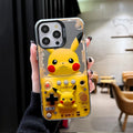 Pikachu P-Pokemon Gengar Hard Phone Case for iPhone 17 Air 16 15 11 12 14 13 Pro Max XS X XR Plus 8 7 SE 2020 Shockproof Cover