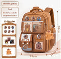 Cartoon Water Dolphin Kapibala Elementary School Backpack