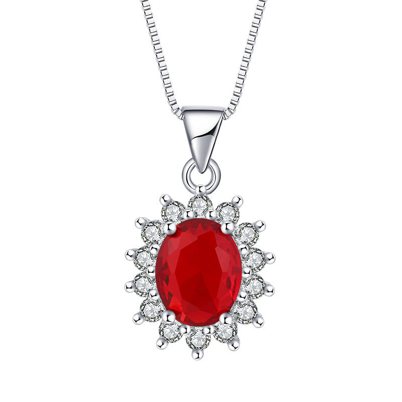 Necklace Set Ring Earrings And Pendant For Women