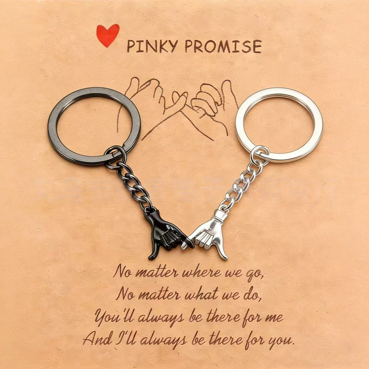 Couple Hand In Hand Creative Keychain Personality